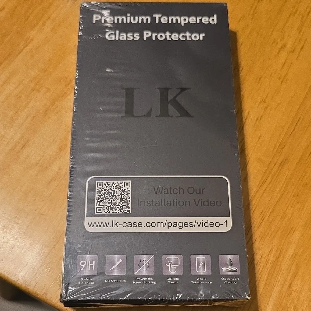 Premium Tempered Glass Protector - Black